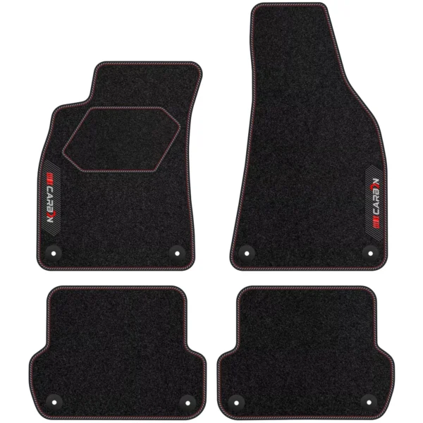 MOTOS Carbon™ Velours Autoteppiche für Audi A4 B6 2000-2006