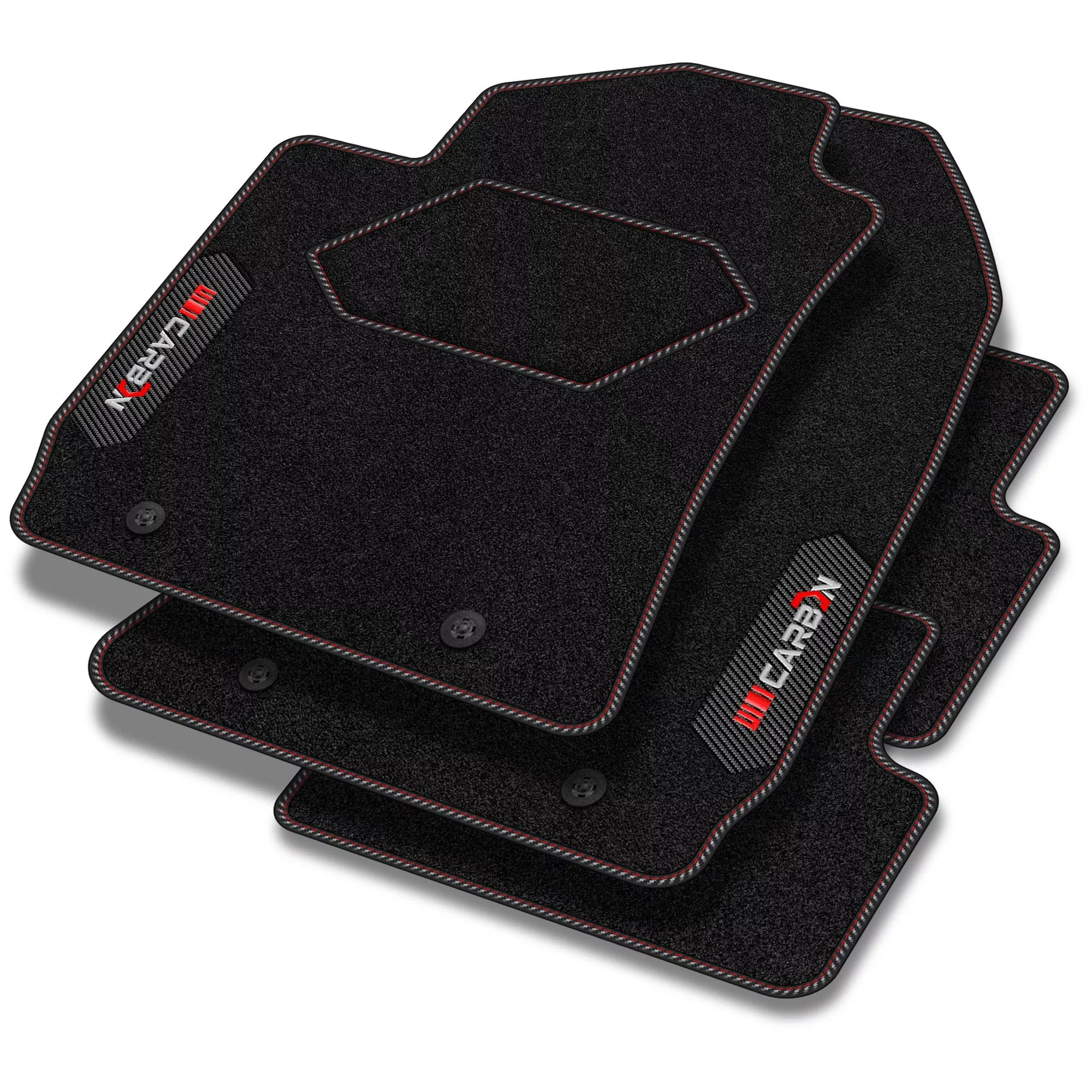 Fußmatten für 5er E34 M5 Velours Premium Matten Autoteppich