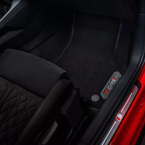 MOTOS Carbon™ Velours Autoteppiche für Tesla Model 3 ab 2017