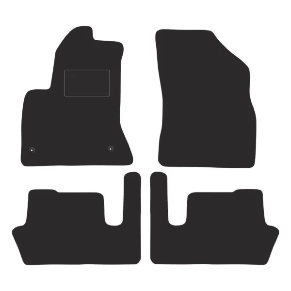 MOTOS Standard™ Velours Autoteppiche für Citroën C4 Picasso 2006-2013