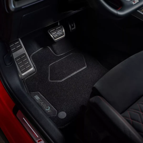 MOTOS CarbonBlack™ Velours Autoteppiche für Ford Fiesta VII ab 2017