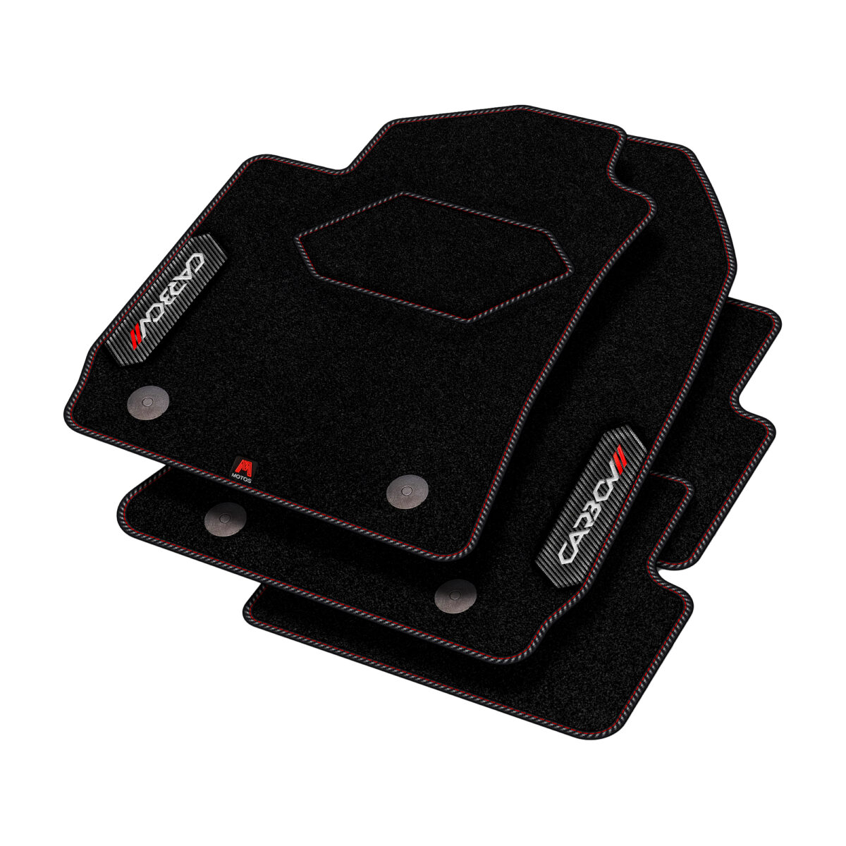 Tapis Voiture Velours Renault Captur II 2020 - Blanc - Jeu 4 Pièces - M MOTOS