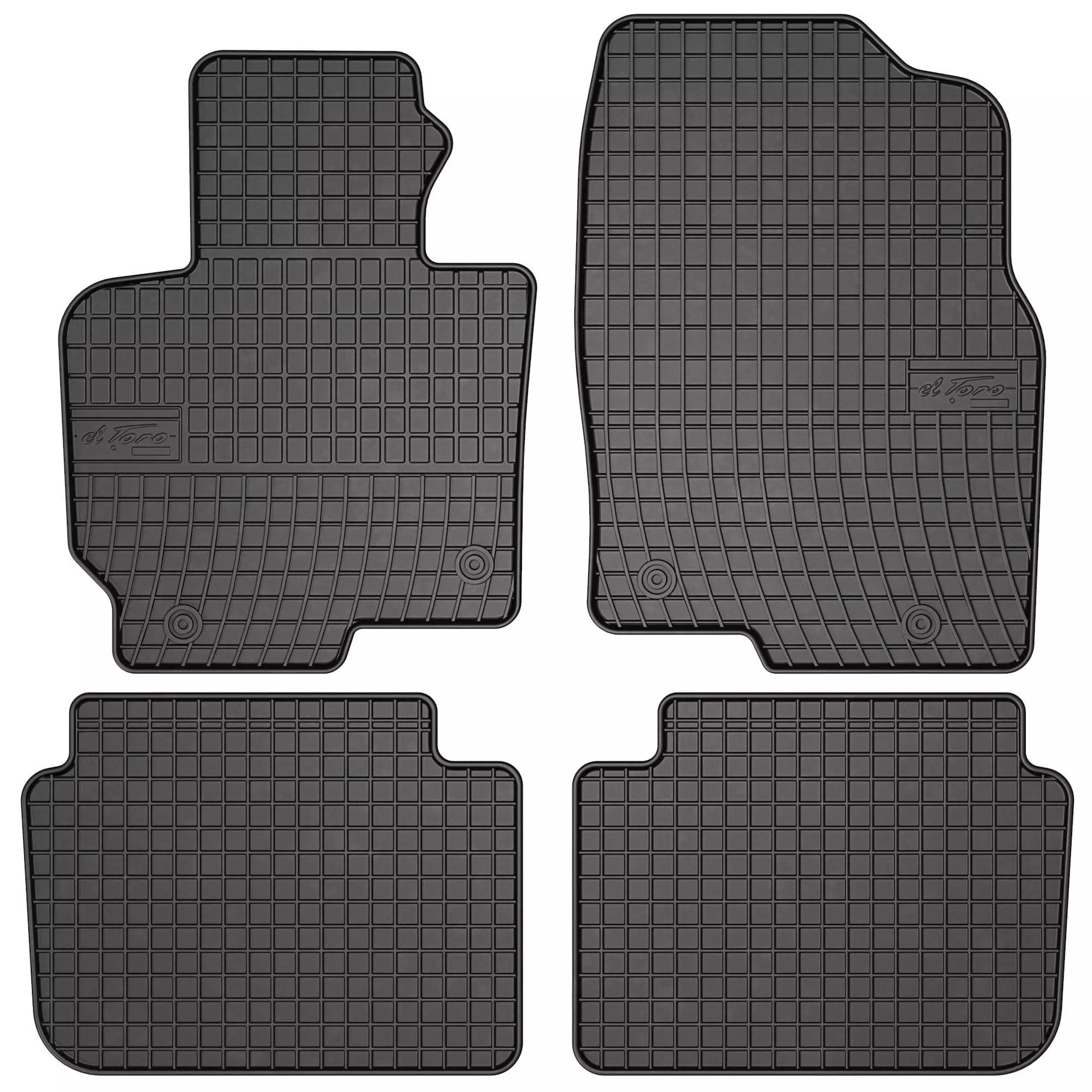 Gummi El Toro Fußmatten für Mazda CX-5 I 2012-2017 Gummi El Toro Fußmatten für Mazda CX-5 I 2012-2017