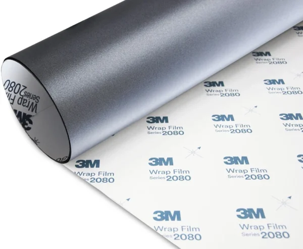 3M 2080 Dunkelgrau Grau Matt Metallic Autofolie