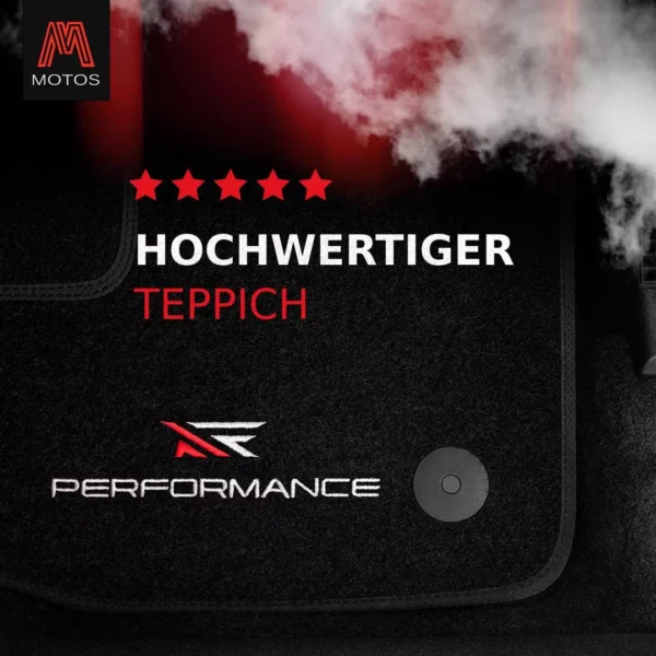 PERFORMANCE Velours Autoteppiche für SEAT Exeo 2008-2014