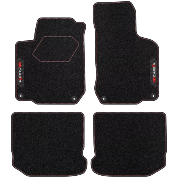 MOTOS Carbon™ Velours Autoteppiche für SEAT Leon 1999-2005